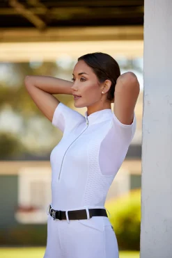 Ariat Ascent konkurranseskjorte med 1/4 glidelås for kvinner