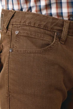 Ariat M7 Str Grizzly Straight jeans til herre i olivengrønn