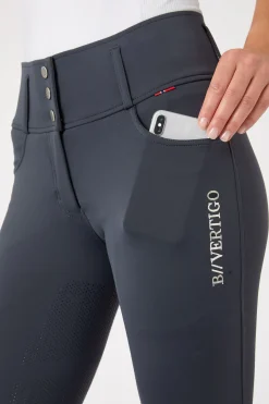 B Vertigo Meghan helforsterkede ridebukser med høyt liv til dame