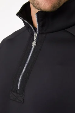 B Vertigo Nicolas funksjonell treningsskjorte med glidelåslommer, herre