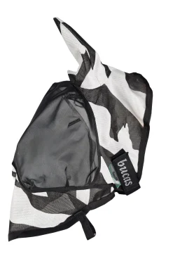 Bucas Buzz-Off Zebra Deluxe Fluemaske