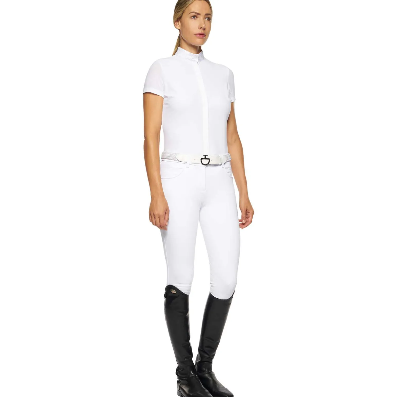 CT Elegant Embroidery S/S Competition Shirt