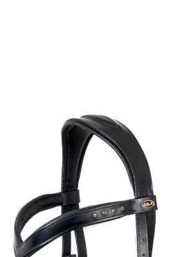 F.R.A. Freedom Riding Articles Glory bittløst hodelag med tøyler (system 5), svart