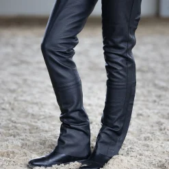 Horze Blake helchaps i lær