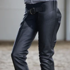 Horze Blake helchaps i lær