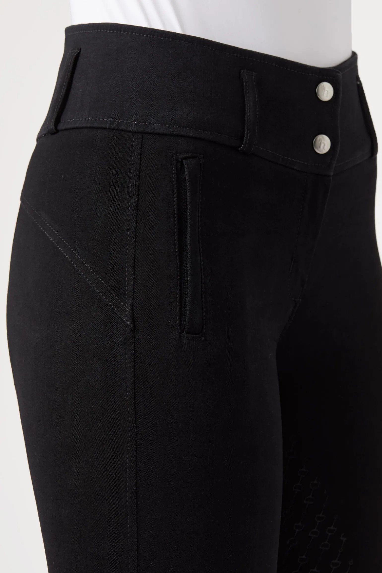 Horze Daniela helforsterkede ridebukser med silikon, dame