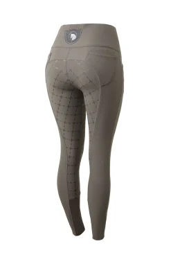 Horze Desiree helforsterket ridebukse, silikon, høyt liv, dame