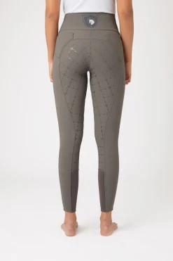 Horze Desiree helforsterket ridebukse, silikon, høyt liv, dame