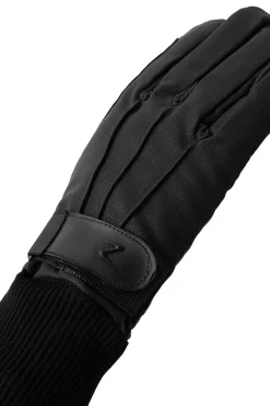 Horze fleecefôrede hansker i PU lær