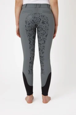 Horze Helforsterkede ridebukser med silikon og høyt liv, dame