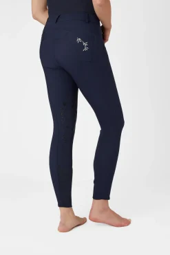 Horze Kaitlin kneforsterkede ridebukser med blomsterdetaljer, dame