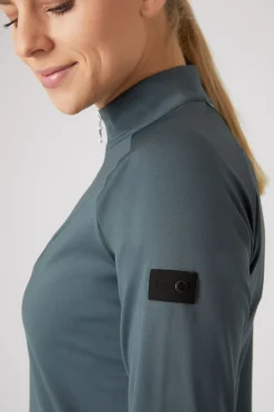 Horze Katya treningsskjorte med innside i fleece til dame