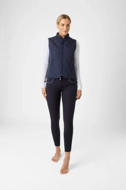 Horze klassisk vattert vest til damer