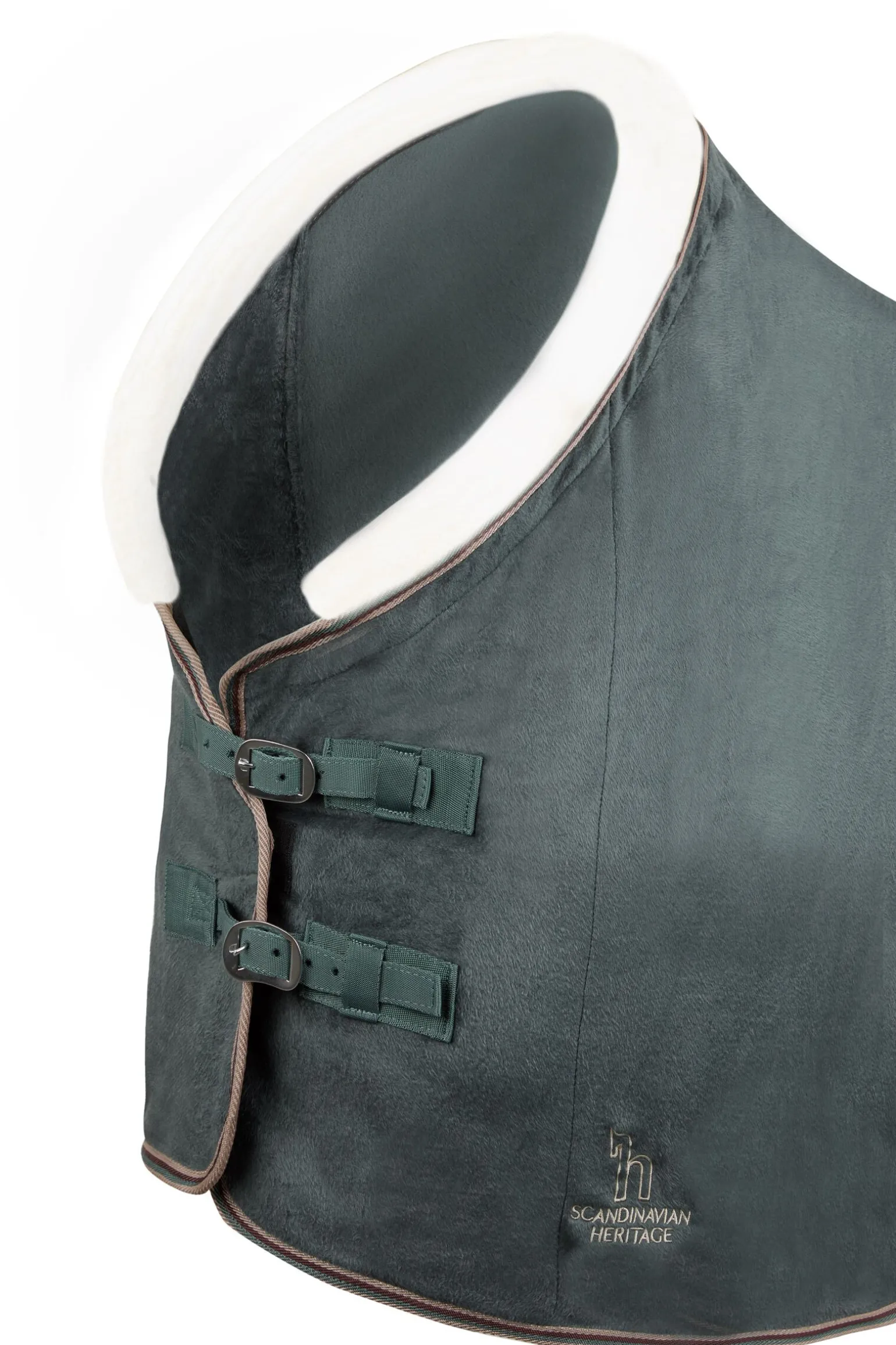 Horze Leighton Teens Collection svettedekken i fleece med pelskrage