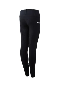 Horze Lucinda tights, helforsterket med silikon, høyt liv, barn