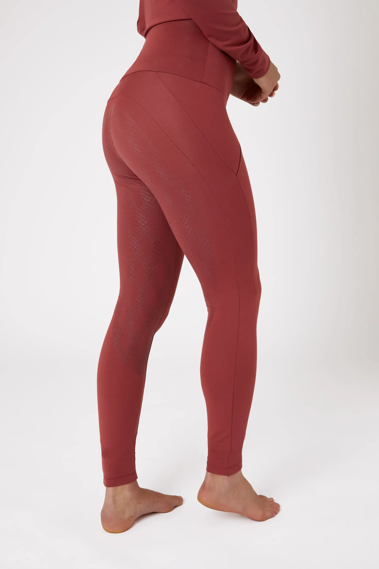 Horze Raquel helforsterkede ridetights med mobillomme til dame