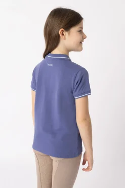 Horze Sohra funksjonell poloskjorte til barn