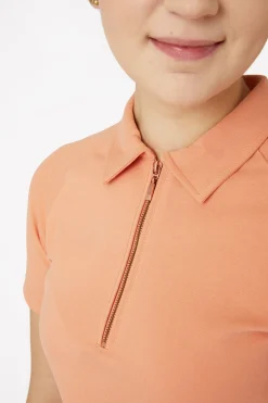 Horze Zola elastisk poloskjorte til dame