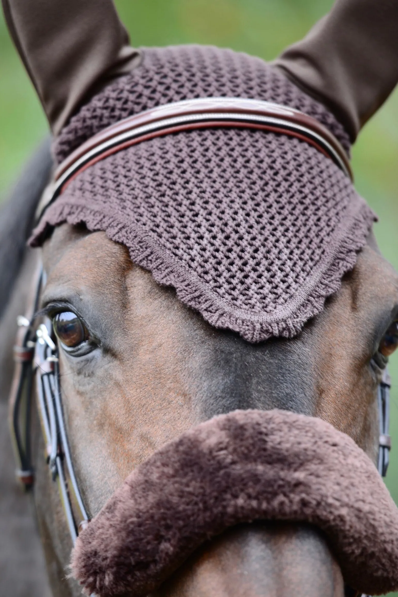 Kentucky Horsewear saueskinnsbeskyttelse for nesereim