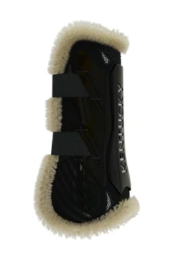 Kentucky Horsewear Vegan elastiske senebelegg med bambus og saueskinn