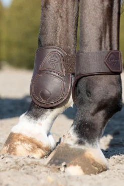 LeMieux Capella bakbeinsbelegg i lær