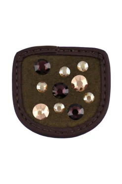 Magic Tack Crystal Merlot Gold dekorasjon til ridehansker