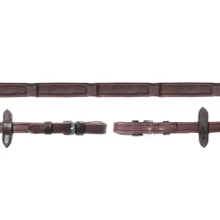 Schockmöhle Sports Durasoft tøyler, lærtøyler med nyloninnlegg