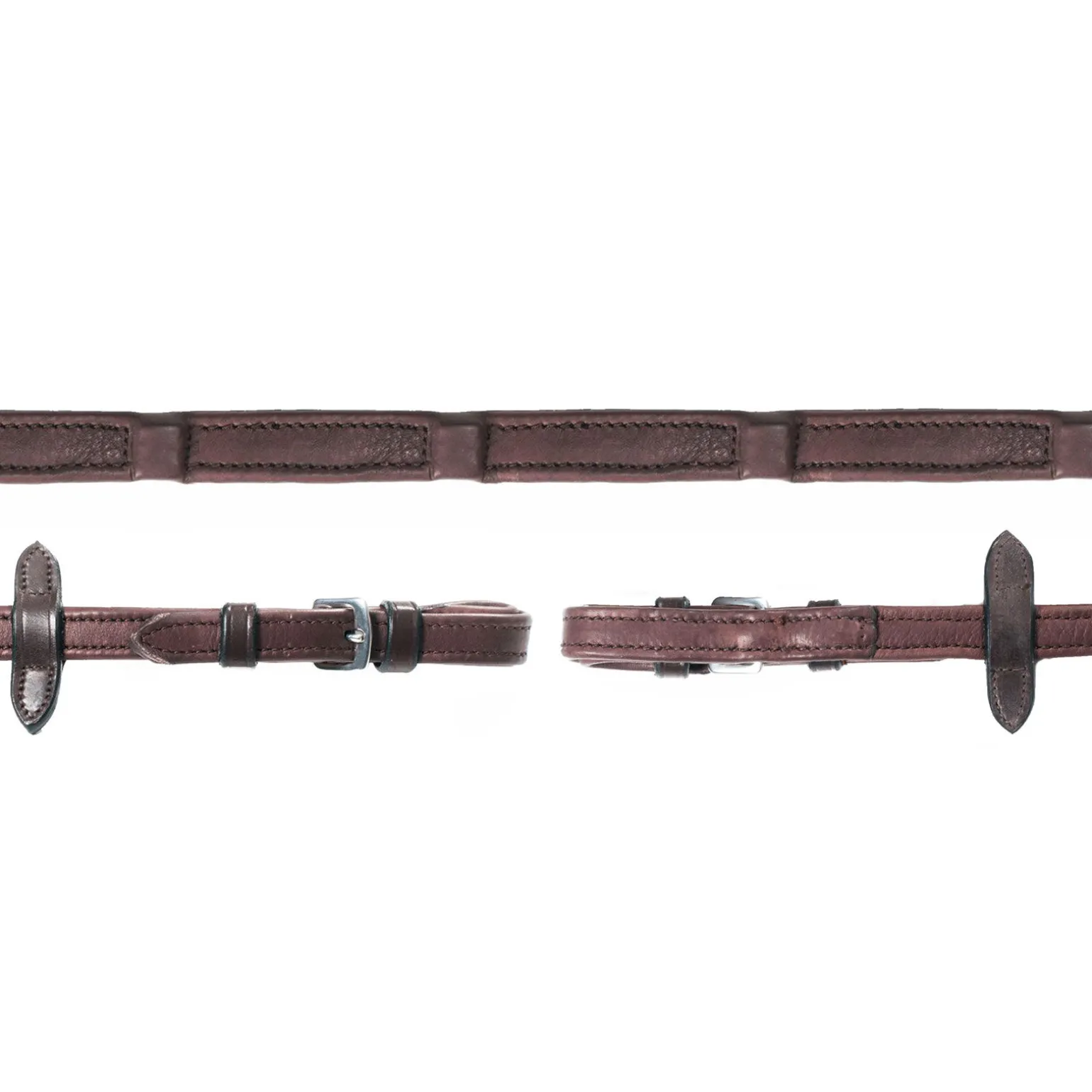 Schockmöhle Sports Durasoft tøyler, lærtøyler med nyloninnlegg