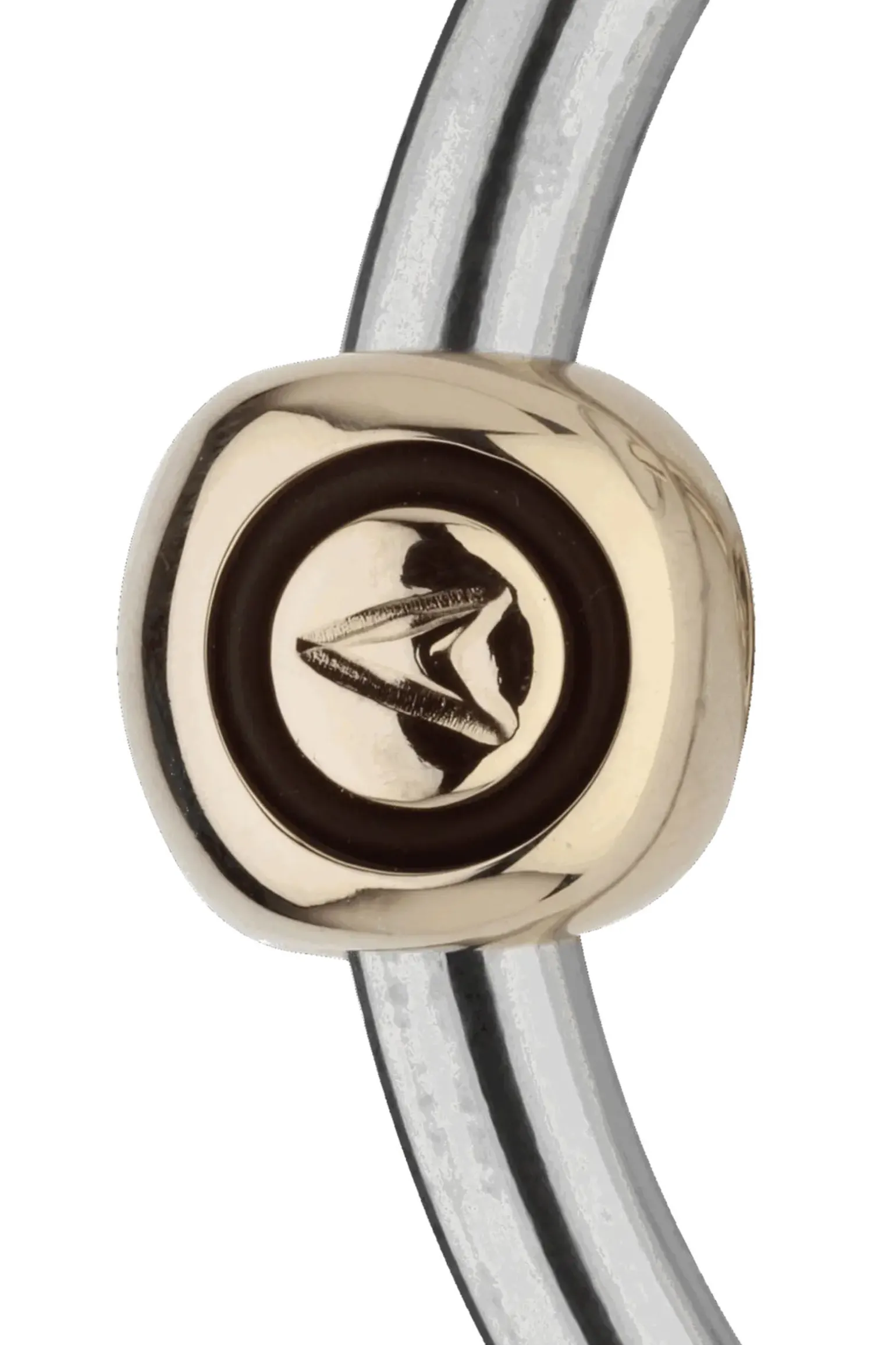 Sprenger Dynamic RS D-ringet Hunter bitt, 14 mm, enkeltbrutt, Sensogan, 70 mm D-ring