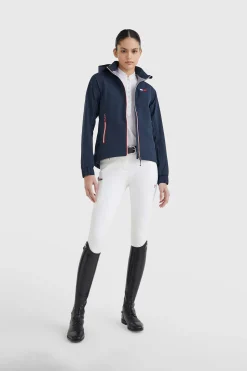 Tommy Hilfiger Equestrians Unicolor regnajakke, dame