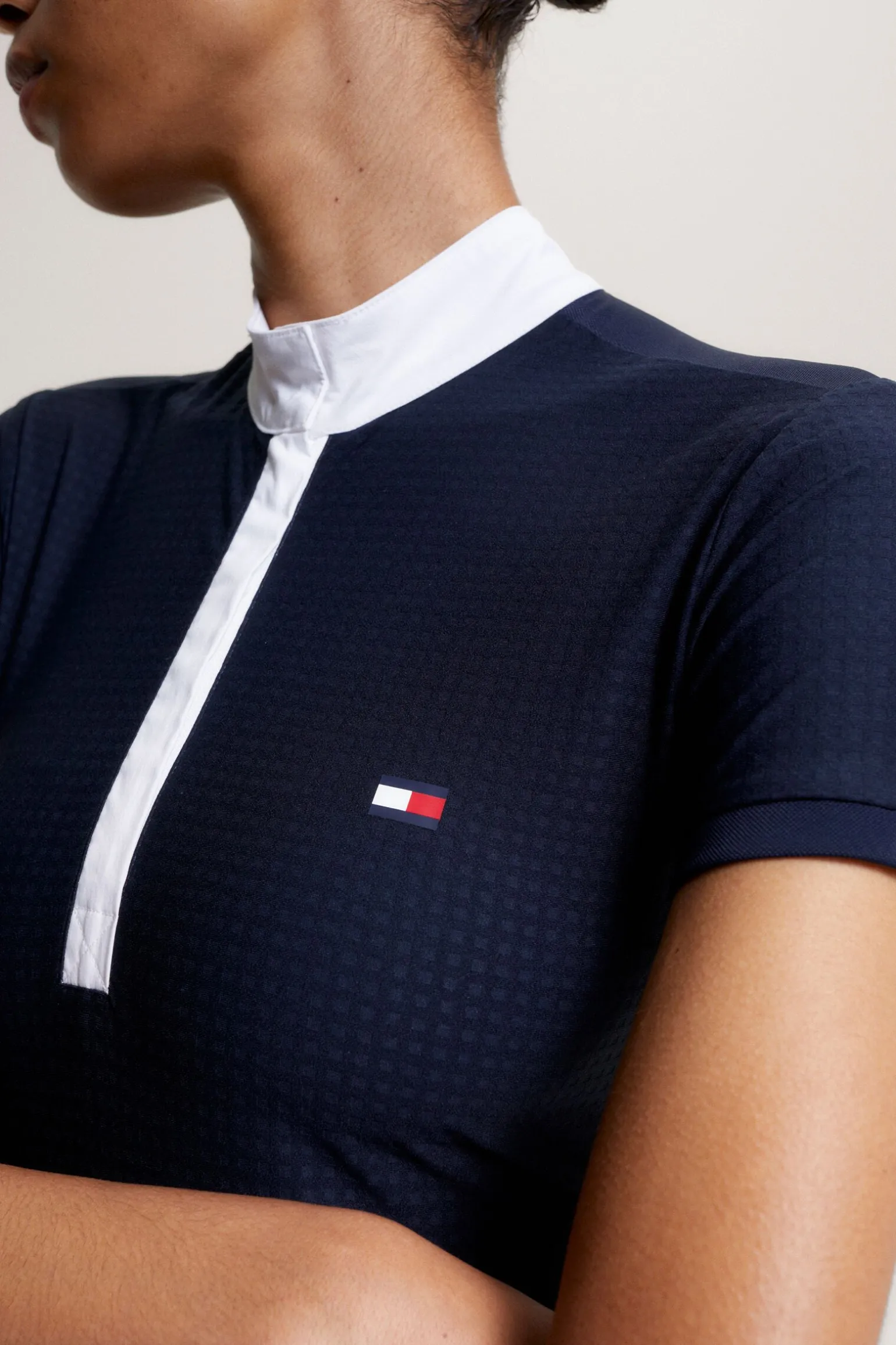 Tommy Hilfiger Equestrian Chelsea Avkjølende Polo-skjorte med korte ermer og logo